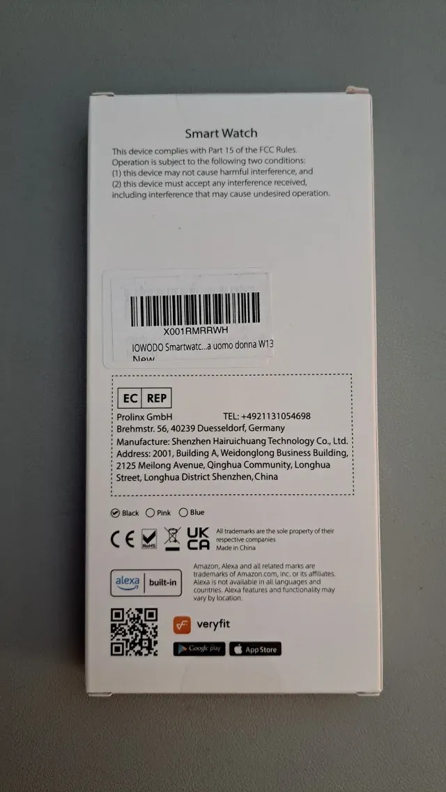 Reloj inteligente hombre/mujer