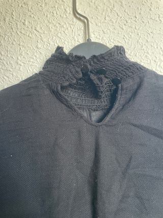 Camisa negra transparente