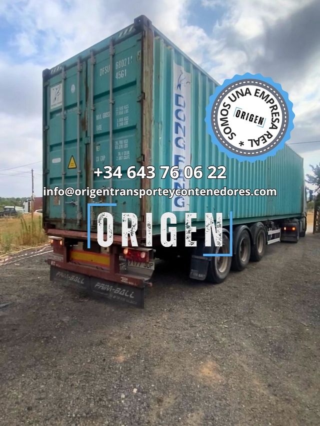 Contenedor 40piesHC. Paga ya o a la entrega +10%