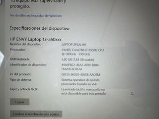 Ordendador portatil HP i7 13 pulgadas