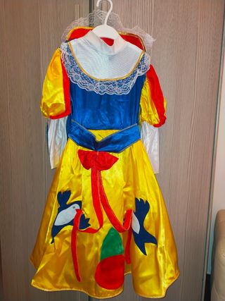 Vestito di carnevale bimba biancaneve