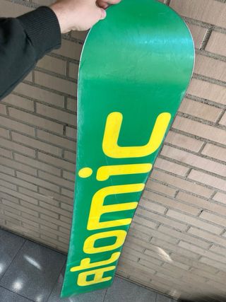 Tabla snow con fijaciones