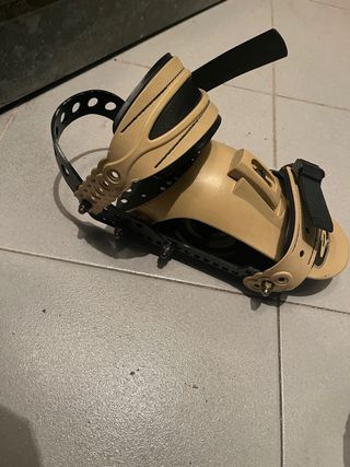 Tabla snow con fijaciones