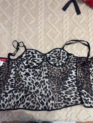 Top corse angelo marani leopardo