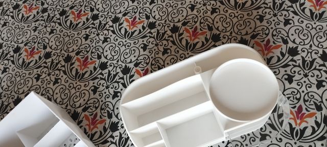 Organizzatori trucco più specchietto