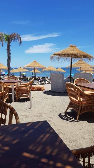 Sombrillas de carri verzo mimbre