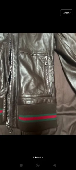 Chaqueta de piel Gucci hombre