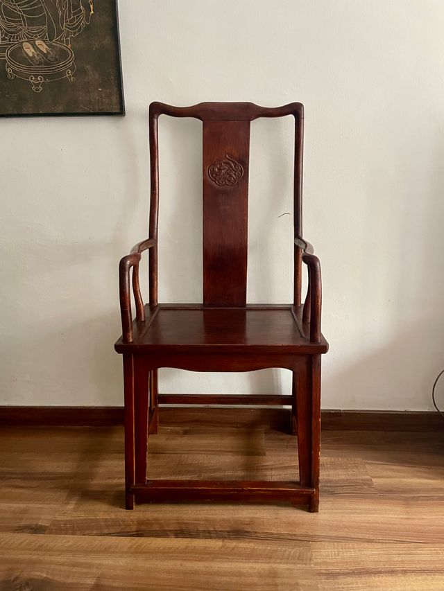 Sillon Antiguo Chino Estilo Dinastía Ming