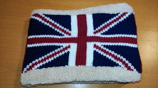 Braga de pelo de lana gruesa, bandera inglesa