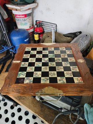 Ajedrez chino antiguo vintage