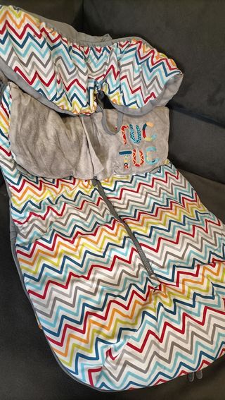 Conjunto para carro bebe, saco, bolsa... Tuc Tuc