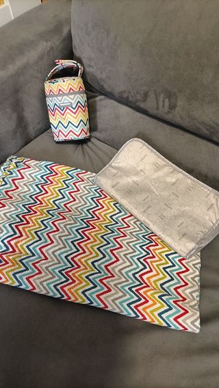 Conjunto para carro bebe, saco, bolsa... Tuc Tuc