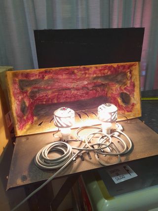 Troncos de chimenea decorativos