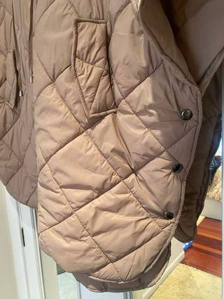 Chaleco plumas mujer