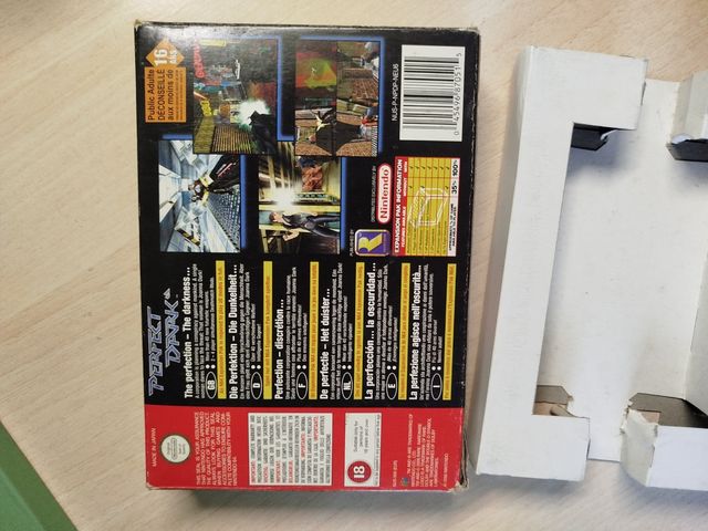 Caja perfect dark Nintendo 64