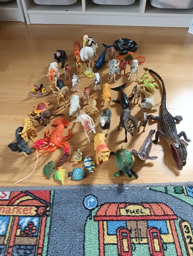 Lote animales de juguete 47 piezas