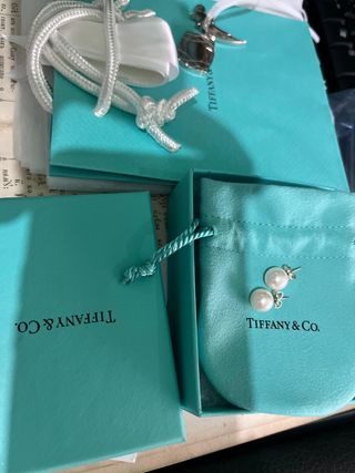 Pendientes Tiffany Perlas Colección Ziegfeld