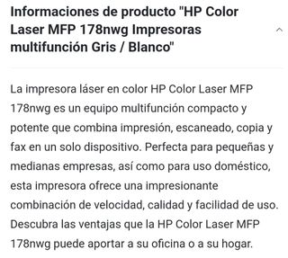 Impresora láser HP
