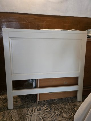Cabecero de cama blanco
