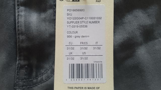 Vaqueros hombre - talla 31