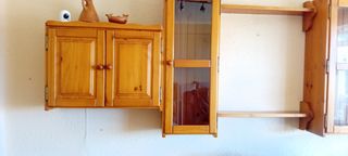 Mueble salon provenzal madera maciza