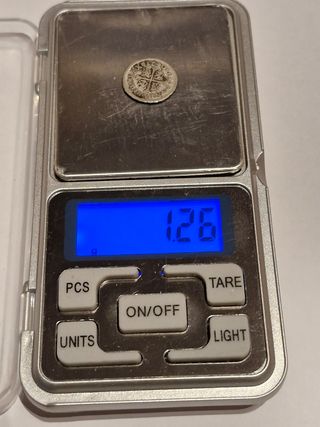 Medio real plata Felipe V 1740 Madrid JF