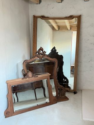 espejo antiguo sapelli