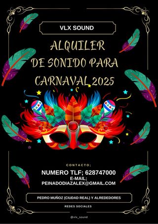 Alquiler de sonido carnaval