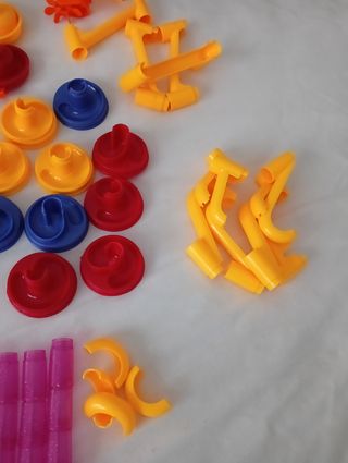 Juguete circuito canicas