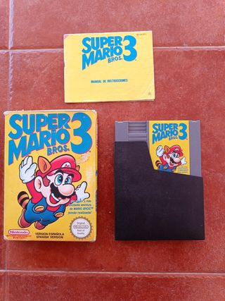 Videojuego Super Mario Bros 3 nes