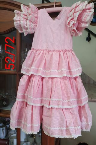 Vestido de flamenca de niña