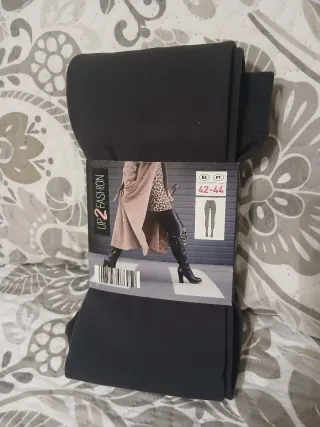 Chaquetón ante violeta mujer+regalo medias termica