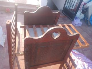 Vendo cuna de bebes madera de pino