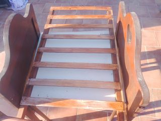 Vendo cuna de bebes madera de pino