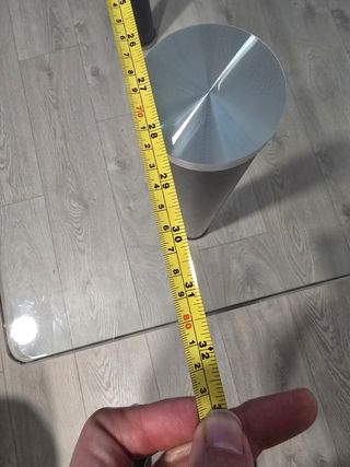 Mesa de comedor de cristal 140×80cm