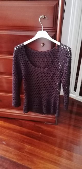 Jersey Cortefiel verde menta