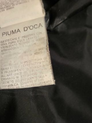 Giaccone OLTRE in vera piuma e pelliccia volpe