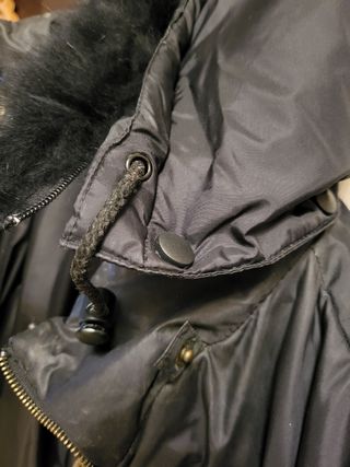 Giaccone OLTRE in vera piuma e pelliccia volpe