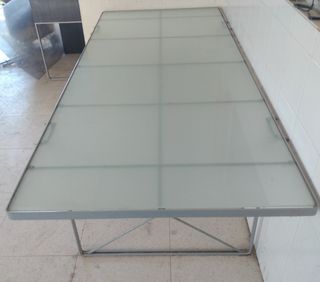 Mesa cristal hierro 