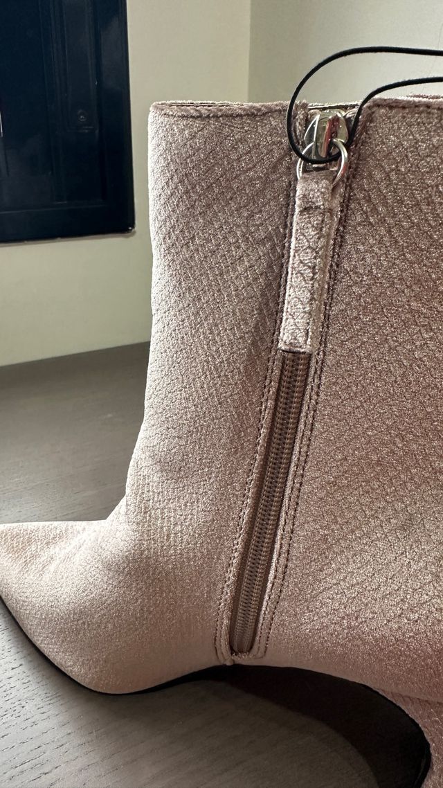 Botines de terciopelo talla 39