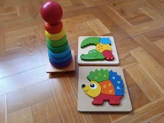 Juguetes madera montessori