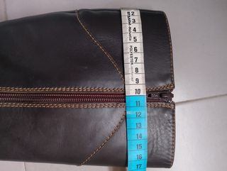 Botas altas piel  marrón 
