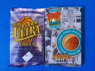 13 sobres cromos/cartas NBA 90's, ¿Michael Jordan?