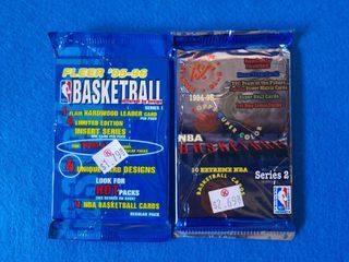 13 sobres cromos/cartas NBA 90's, ¿Michael Jordan?
