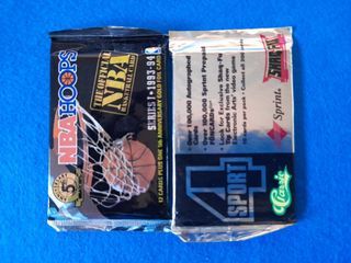 13 sobres cromos/cartas NBA 90's, ¿Michael Jordan?