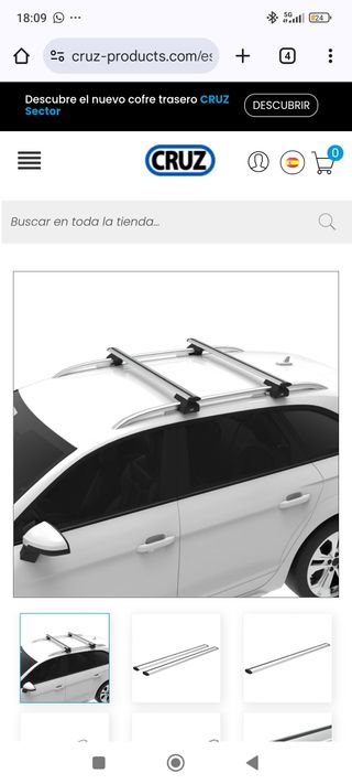 Barras techo Ford EcoSport del 2016