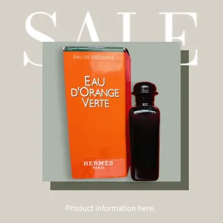 ✅MINIATURA PERFUME HERMES EAU D'ORANGE VERTE