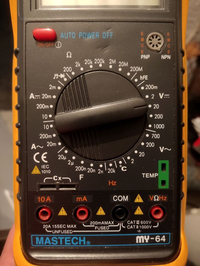 Polimetro o Multimetro