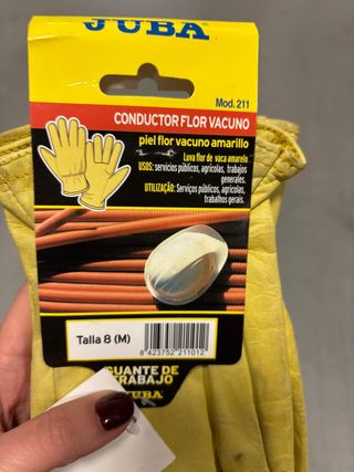 Guante 211 piel flor especial JUBA