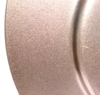 2 bajoplatos gris plata de IVV Italian Glassmakers